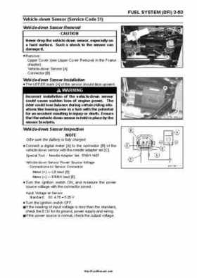 2008-2010 Kawasaki KFX450R Factory Service Manual, Page 110