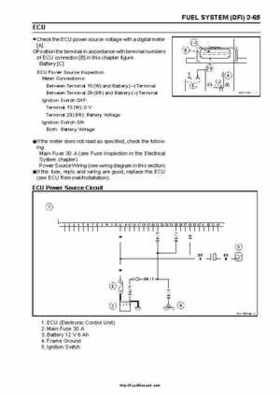 2008-2010 Kawasaki KFX450R Factory Service Manual, Page 122