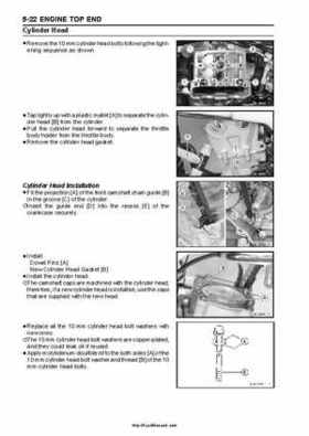 2008-2010 Kawasaki KFX450R Factory Service Manual, Page 183