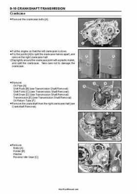 2008-2010 Kawasaki KFX450R Factory Service Manual, Page 258