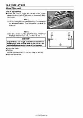 2008-2010 Kawasaki KFX450R Factory Service Manual, Page 287