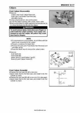 2008-2010 Kawasaki KFX450R Factory Service Manual, Page 329