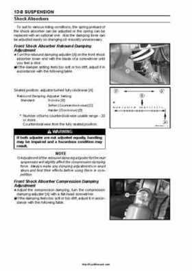 2008-2010 Kawasaki KFX450R Factory Service Manual, Page 349