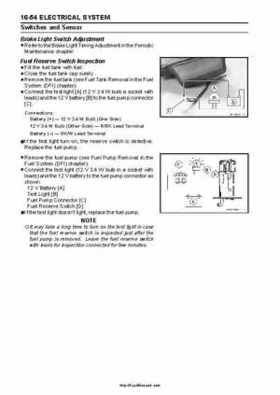 2008-2010 Kawasaki KFX450R Factory Service Manual, Page 454