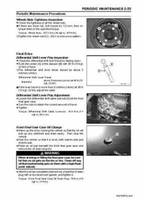 2008 Kawasaki Teryx 750 Service Manual, Page 50