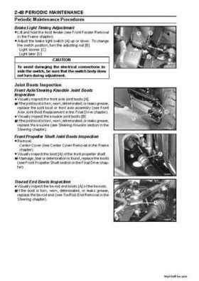 2008 Kawasaki Teryx 750 Service Manual, Page 65