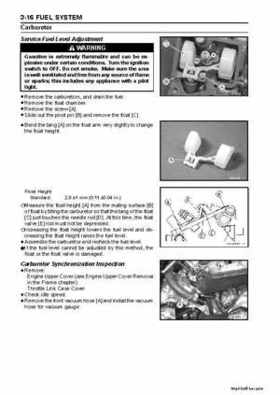 2008 Kawasaki Teryx 750 Service Manual, Page 85