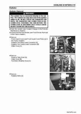 2008 Kawasaki Teryx 750 Service Manual, Page 116