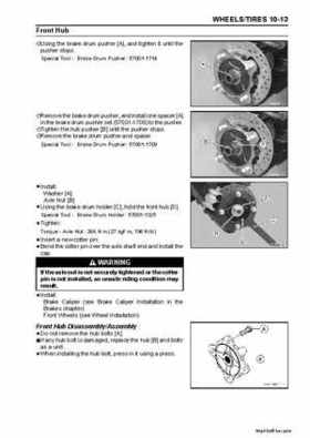 2008 Kawasaki Teryx 750 Service Manual, Page 258