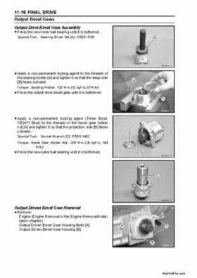 2008 Kawasaki Teryx 750 Service Manual, Page 276