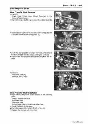 2008 Kawasaki Teryx 750 Service Manual, Page 325