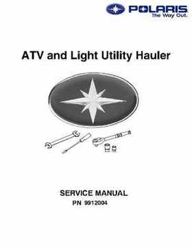 1985-1995 Polaris ATV and Light Utility Hauler Service Manual, Page 1