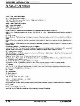 2001 Polaris Sportsman 400-500 DUSE and H.O. Service Manual, Page 26