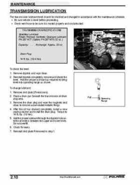 2001 Polaris Sportsman 400-500 DUSE and H.O. Service Manual, Page 38
