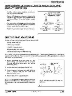 2001 Polaris Sportsman 400-500 DUSE and H.O. Service Manual, Page 39