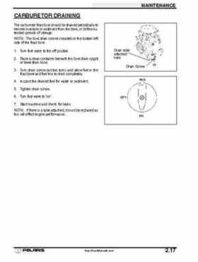 2001 Polaris Sportsman 400-500 DUSE and H.O. Service Manual, Page 45