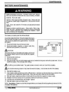 2001 Polaris Sportsman 400-500 DUSE and H.O. Service Manual, Page 47