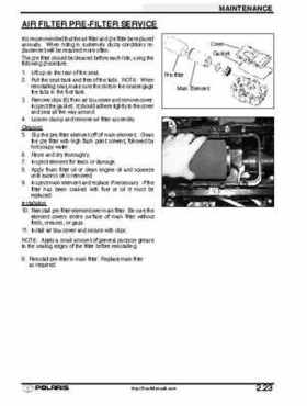 2001 Polaris Sportsman 400-500 DUSE and H.O. Service Manual, Page 51