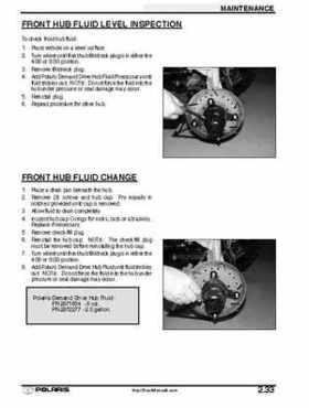 2001 Polaris Sportsman 400-500 DUSE and H.O. Service Manual, Page 61