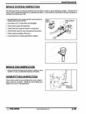 2001 Polaris Sportsman 400-500 DUSE and H.O. Service Manual, Page 63