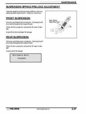 2001 Polaris Sportsman 400-500 DUSE and H.O. Service Manual, Page 65