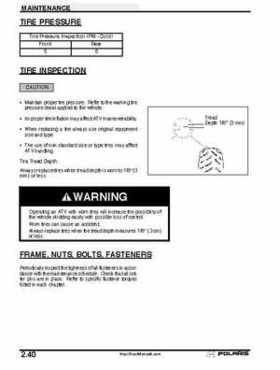 2001 Polaris Sportsman 400-500 DUSE and H.O. Service Manual, Page 68