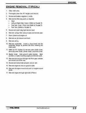 2001 Polaris Sportsman 400-500 DUSE and H.O. Service Manual, Page 78