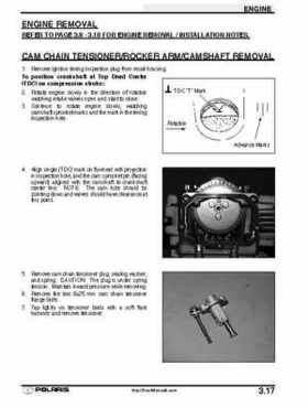 2001 Polaris Sportsman 400-500 DUSE and H.O. Service Manual, Page 86