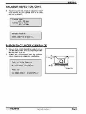 2001 Polaris Sportsman 400-500 DUSE and H.O. Service Manual, Page 110