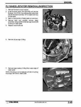 2001 Polaris Sportsman 400-500 DUSE and H.O. Service Manual, Page 114