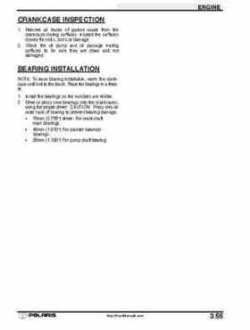 2001 Polaris Sportsman 400-500 DUSE and H.O. Service Manual, Page 124