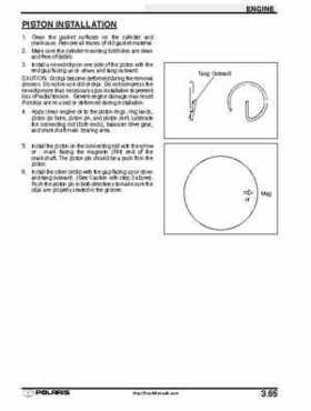 2001 Polaris Sportsman 400-500 DUSE and H.O. Service Manual, Page 134