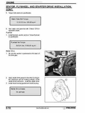 2001 Polaris Sportsman 400-500 DUSE and H.O. Service Manual, Page 141