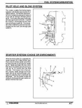 2001 Polaris Sportsman 400-500 DUSE and H.O. Service Manual, Page 157