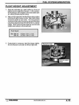 2001 Polaris Sportsman 400-500 DUSE and H.O. Service Manual, Page 165