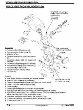 2001 Polaris Sportsman 400-500 DUSE and H.O. Service Manual, Page 175