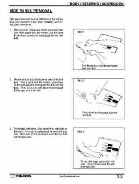 2001 Polaris Sportsman 400-500 DUSE and H.O. Service Manual, Page 176