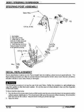 2001 Polaris Sportsman 400-500 DUSE and H.O. Service Manual, Page 183
