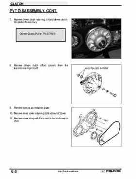 2001 Polaris Sportsman 400-500 DUSE and H.O. Service Manual, Page 190