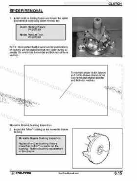 2001 Polaris Sportsman 400-500 DUSE and H.O. Service Manual, Page 199