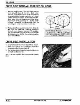 2001 Polaris Sportsman 400-500 DUSE and H.O. Service Manual, Page 204