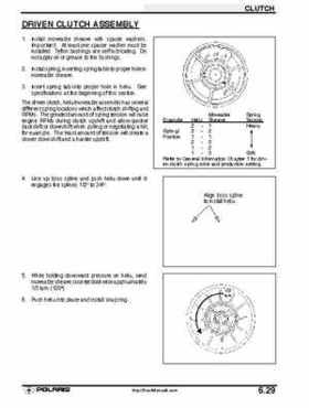 2001 Polaris Sportsman 400-500 DUSE and H.O. Service Manual, Page 213
