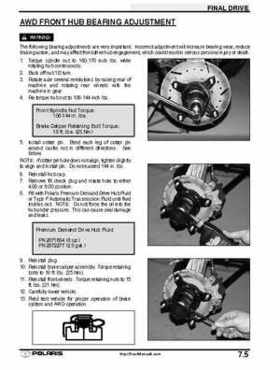 2001 Polaris Sportsman 400-500 DUSE and H.O. Service Manual, Page 237