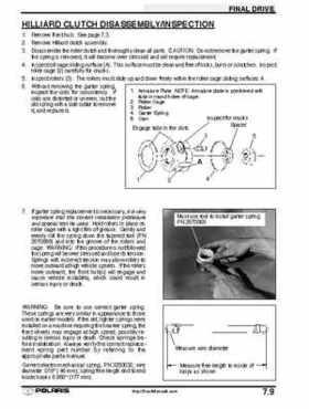 2001 Polaris Sportsman 400-500 DUSE and H.O. Service Manual, Page 241