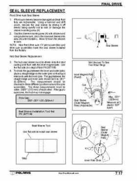 2001 Polaris Sportsman 400-500 DUSE and H.O. Service Manual, Page 249