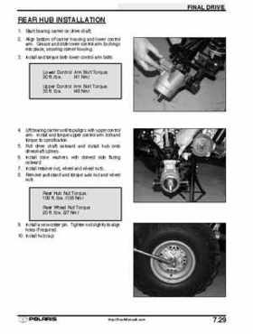 2001 Polaris Sportsman 400-500 DUSE and H.O. Service Manual, Page 261