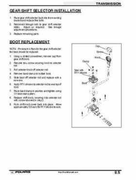 2001 Polaris Sportsman 400-500 DUSE and H.O. Service Manual, Page 274