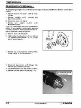 2001 Polaris Sportsman 400-500 DUSE and H.O. Service Manual, Page 275