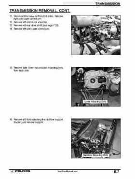 2001 Polaris Sportsman 400-500 DUSE and H.O. Service Manual, Page 276