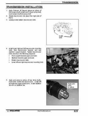 2001 Polaris Sportsman 400-500 DUSE and H.O. Service Manual, Page 278